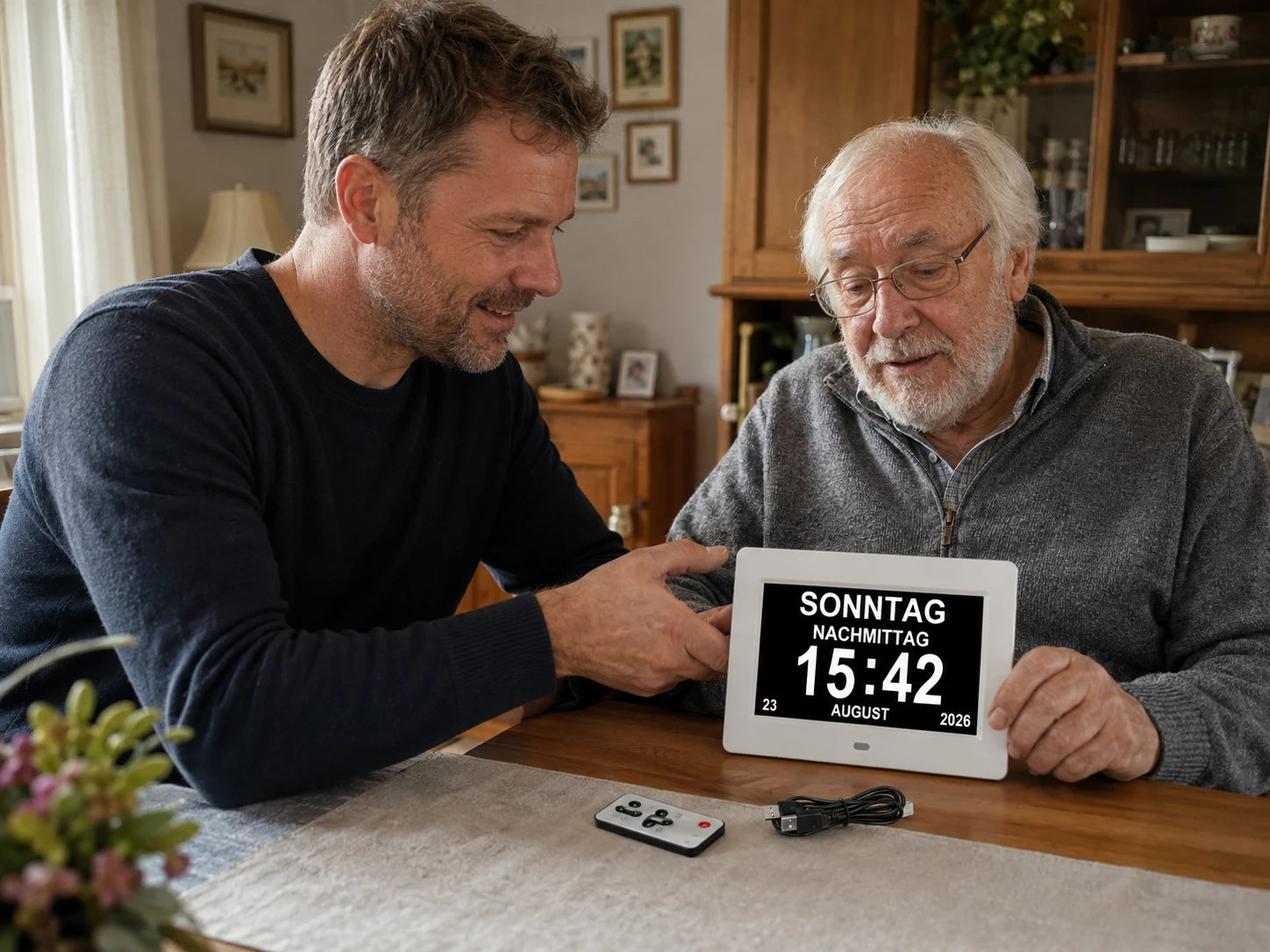 Kalenderuhr24 Digitale 7-Zoll-Kalenderuhr