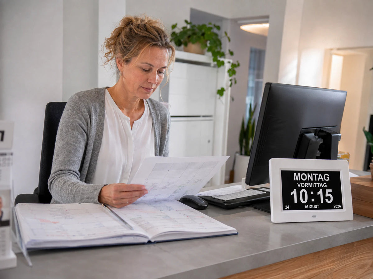 Kalenderuhr24 Digitale 7-Zoll-Kalenderuhr
