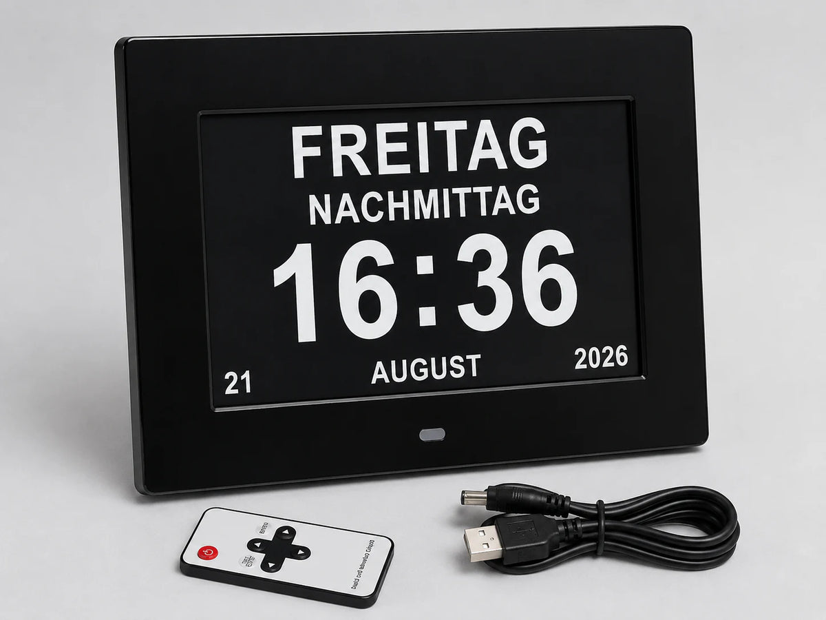Kalenderuhr24 Digitale 7-Zoll-Kalenderuhr