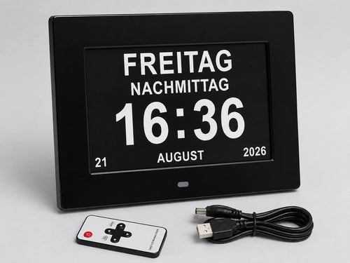 Kalenderuhr24 Digitale 7-Zoll-Kalenderuhr
